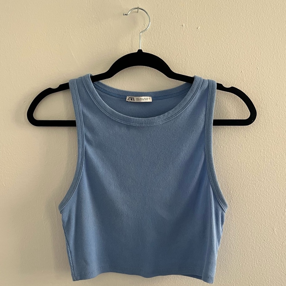 Zara Basic Rib Tank Top